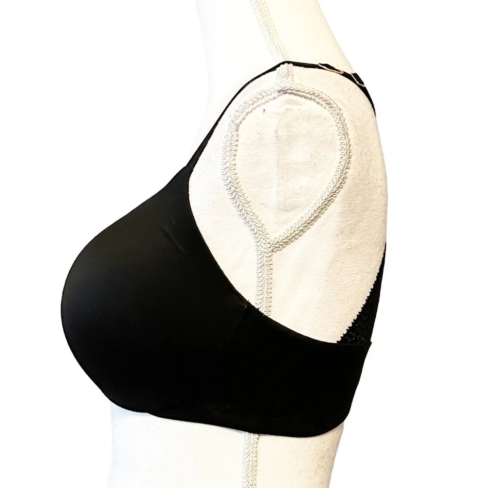 Incredible by Victoria’s Secret Perfect Shape Underwire Bra Women’s 34DD Black - Picture 3 of 6